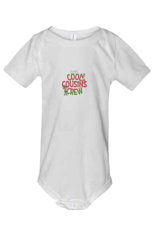 2025 XMas Cool Cousins Crew Baby Jersey One Piece